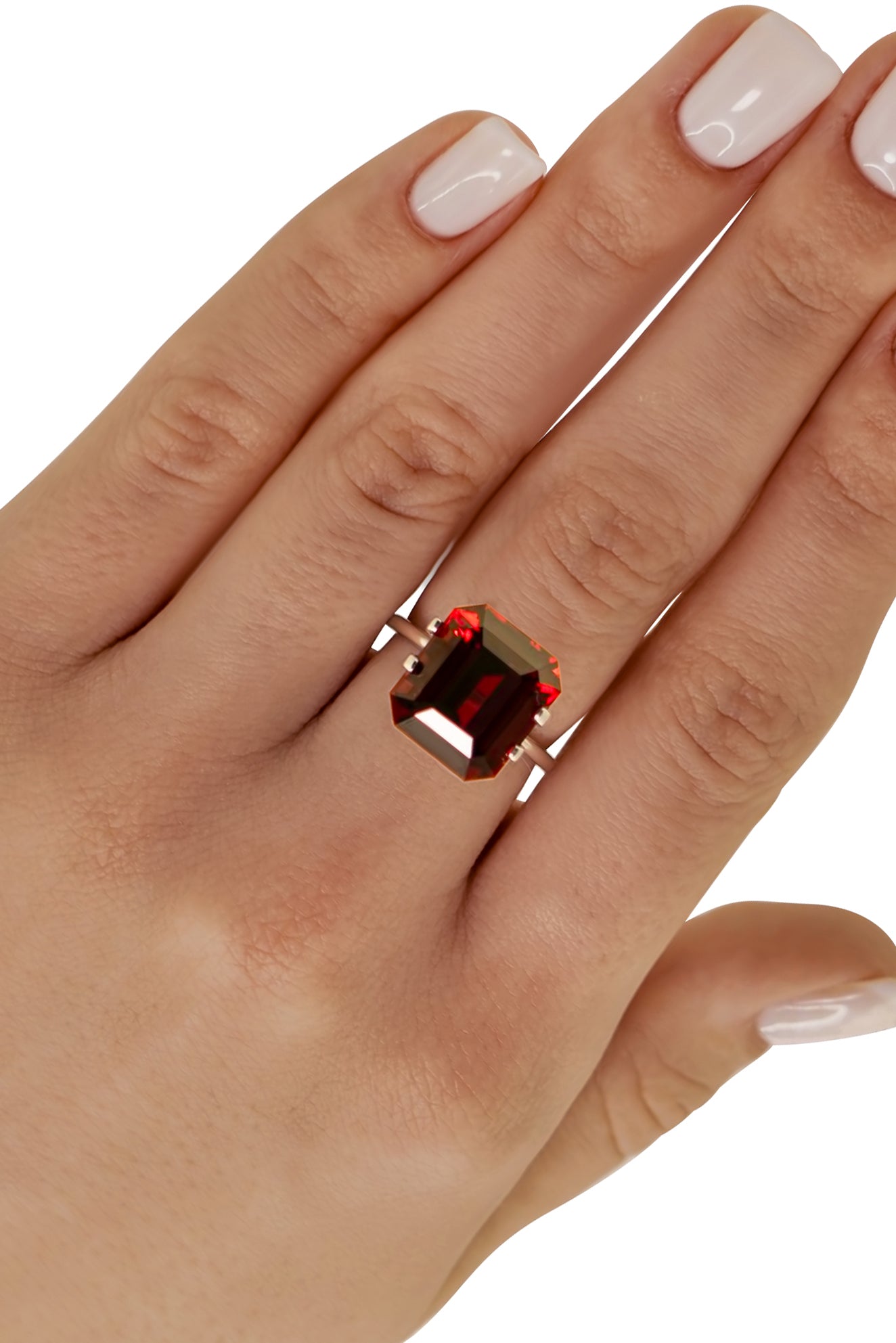 Garnet | 12.55ct | Emerald Cut