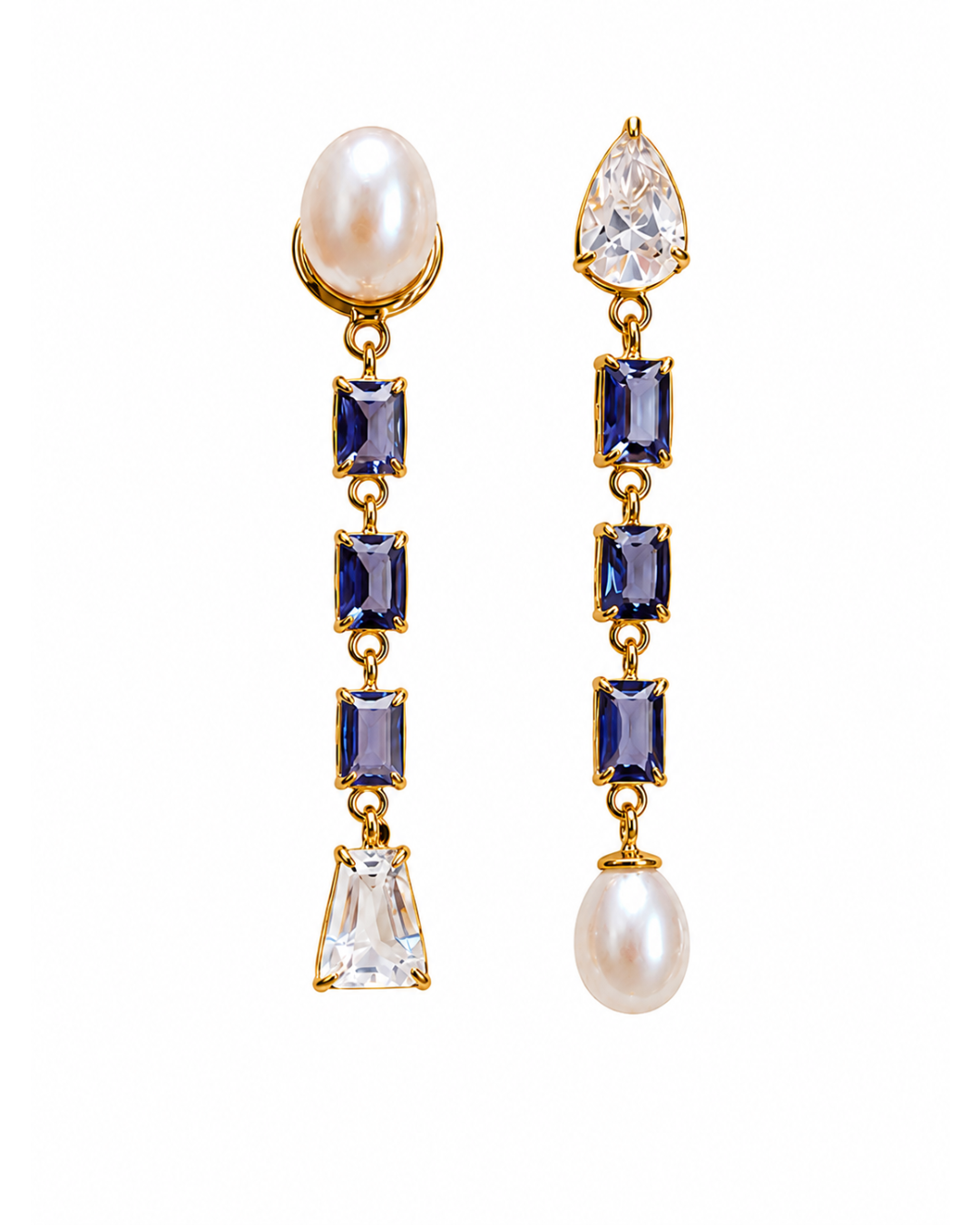 Iris Long Earrings