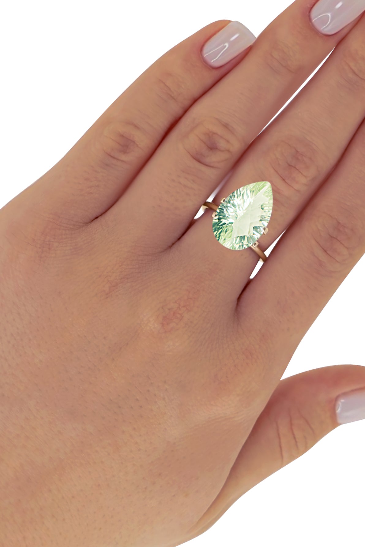 Amythyst | 7.4ct | Pear Razor Cut